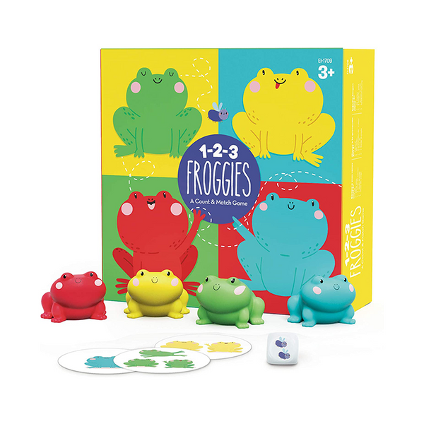 1,2,3 Froggies - Counting & Color Matching Game