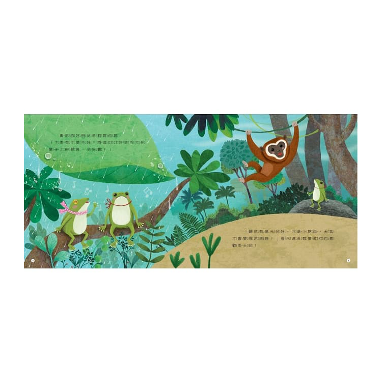 不喜歡雨天的小雨蛙