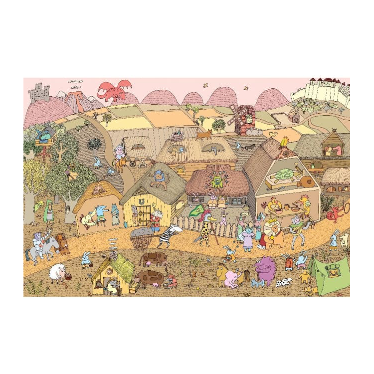 奇幻小鎮大發現：【無字繪本視覺思考學習套組】（全三冊）