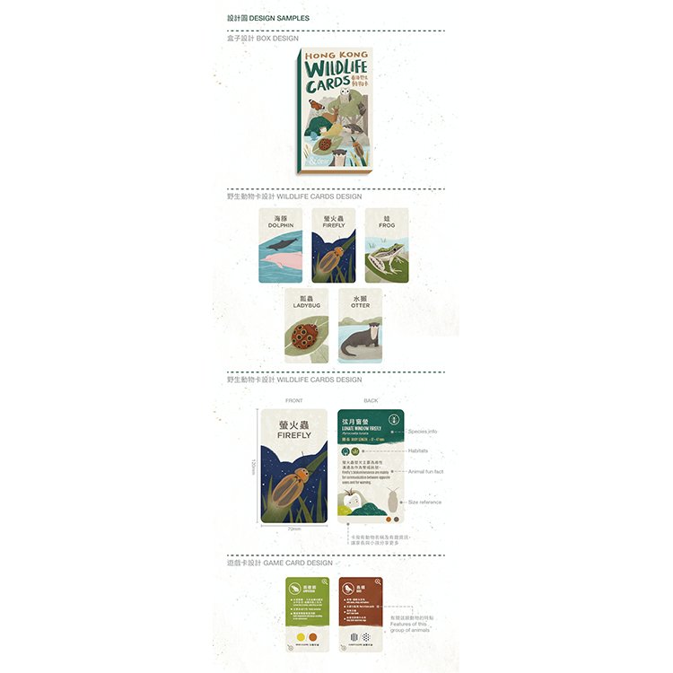 香港野生動物卡 Hong Kong Wildlife Cards