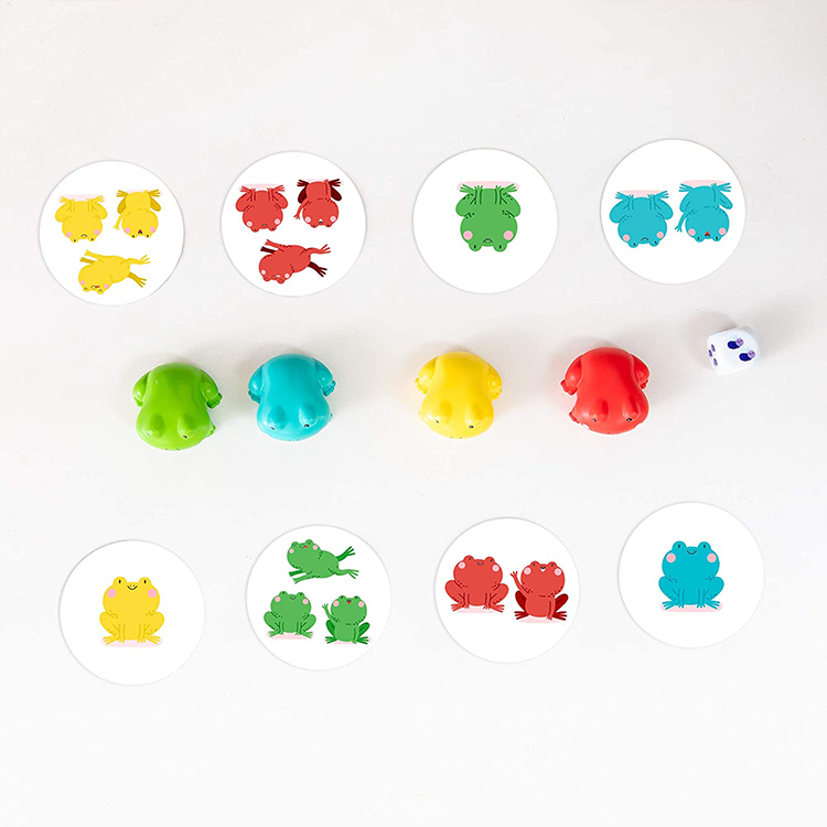1,2,3 Froggies - Counting & Color Matching Game