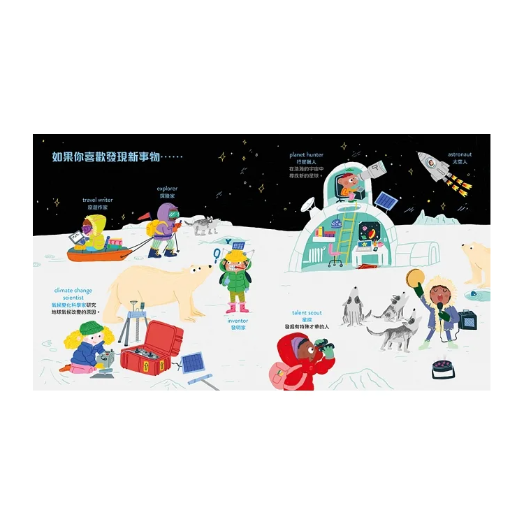 長大後你想做什麼工作? (84種職業名稱中英對照)