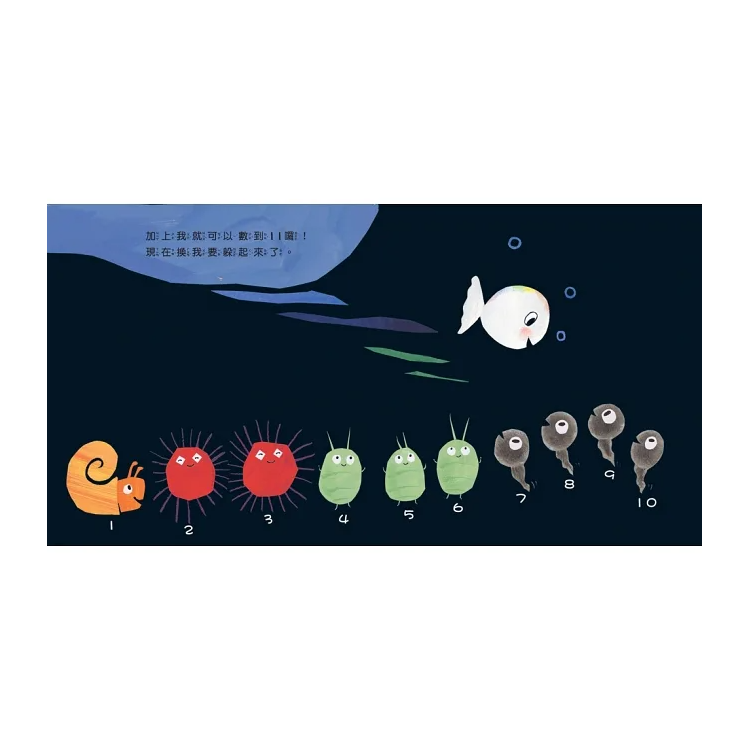 小白魚玩躲貓貓