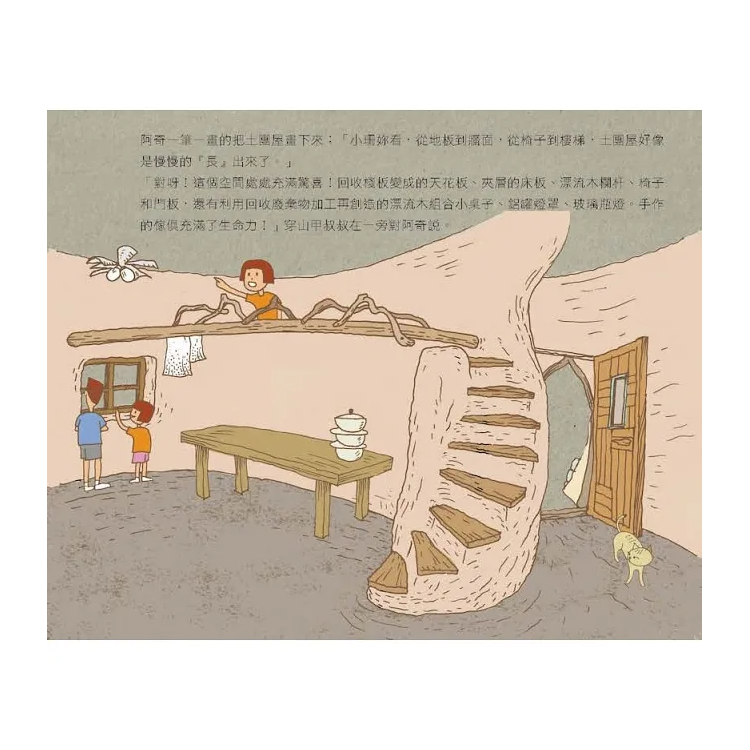 會呼吸的土團屋