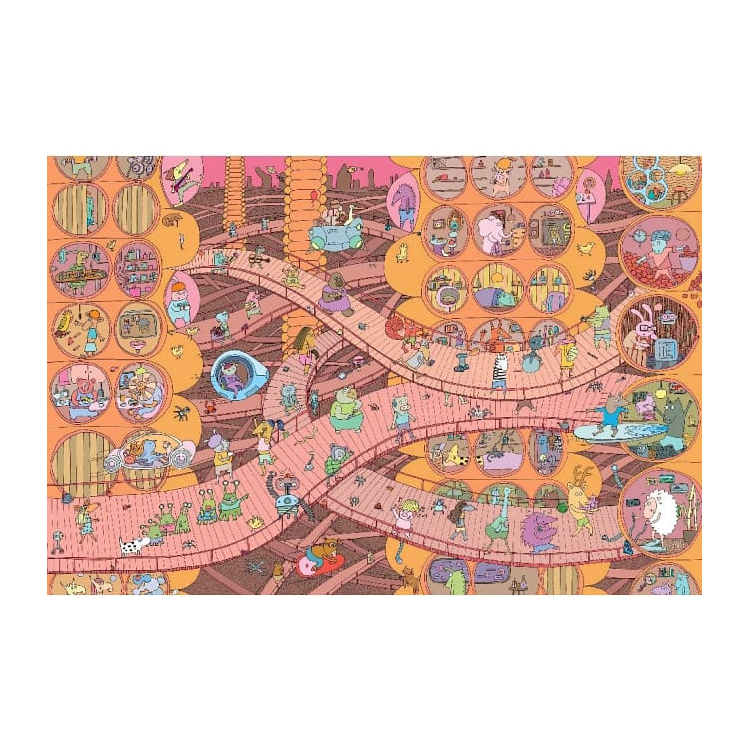 奇幻小鎮大發現：【無字繪本視覺思考學習套組】（全三冊）