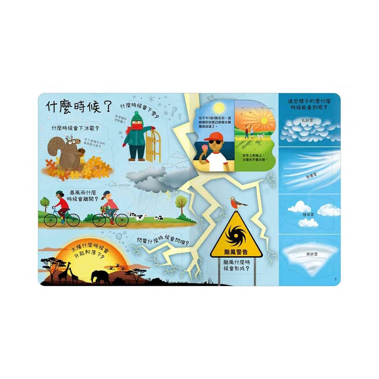 想問什麼翻翻書：關於天氣你想知道什麼？
