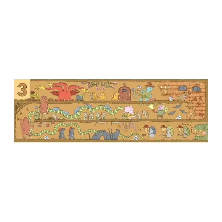 奇幻小鎮：從1數到10【數字認知無字繪本】